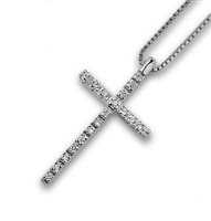 Collier Gemoro Femme in Or blanc Diamante 0.08 Ct PB1727BIA - PB1727BIA
